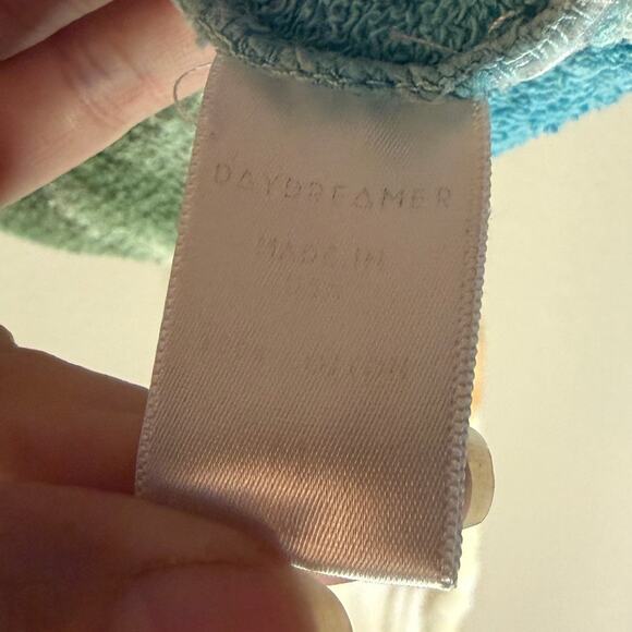 Daydreamer Rainbow Tie Dye Cropped Sweatshirt Size M - Picture 5 of 5